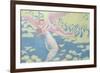 Cupid Carries Psyche to the Heavens, 1909-Maurice Denis-Framed Giclee Print