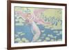 Cupid Carries Psyche to the Heavens, 1909-Maurice Denis-Framed Giclee Print