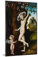 Cupid Complaining to Venus, Around 1525-Lucas Cranach the Elder-Mounted Giclee Print
