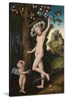 Cupid Complaining to Venus, C. 1525-Lucas Cranach the Elder-Stretched Canvas