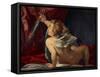 Cupid (Cut from a Larger Picture)-Giulio Cesare Procaccini-Framed Stretched Canvas