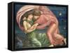 Cupid Delivering Psyche, 1867-Edward Burne-Jones-Framed Stretched Canvas