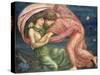 Cupid Delivering Psyche, 1867-Edward Burne-Jones-Stretched Canvas