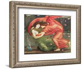 Cupid Delivering Psyche, 1867-Edward Burne-Jones-Framed Giclee Print