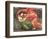 Cupid Delivering Psyche, 1867-Edward Burne-Jones-Framed Giclee Print