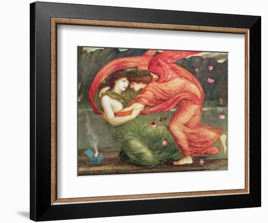 Cupid Delivering Psyche, 1867-Edward Burne-Jones-Framed Giclee Print