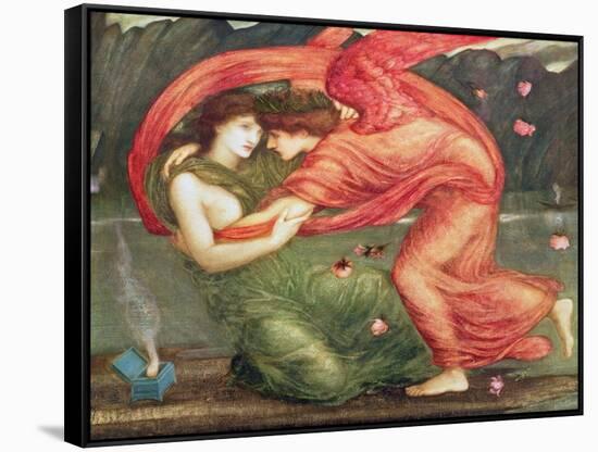 Cupid Delivering Psyche, 1867-Edward Burne-Jones-Framed Stretched Canvas