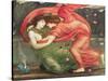 Cupid Delivering Psyche, 1867-Edward Burne-Jones-Stretched Canvas
