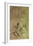 Cupid drawing an Arrow from a Quiver, in a Landscape-null-Framed Giclee Print