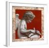 Cupid Feeding Doves-Antonio Canova-Framed Art Print