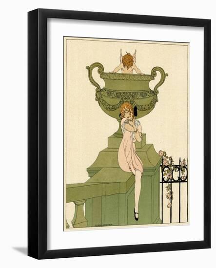 Cupid Finds Victim 1914-Gerda Wegener-Framed Art Print