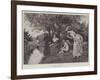 Cupid Fishing-George Adolphus Storey-Framed Giclee Print