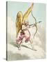Cupid, from the New Pantheon No.4, Published by Hannah Humphrey, 1799-James Gillray-Stretched Canvas