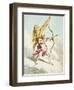 Cupid, from the New Pantheon No.4, Published by Hannah Humphrey, 1799-James Gillray-Framed Giclee Print