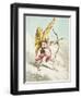 Cupid, from the New Pantheon No.4, Published by Hannah Humphrey, 1799-James Gillray-Framed Giclee Print