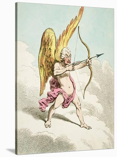 Cupid, from the New Pantheon No.4, Published by Hannah Humphrey, 1799-James Gillray-Stretched Canvas