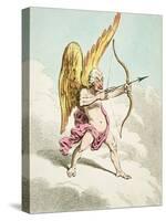 Cupid, from the New Pantheon No.4, Published by Hannah Humphrey, 1799-James Gillray-Stretched Canvas