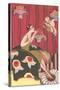 Cupid Holding Mirror for Flapper-null-Stretched Canvas