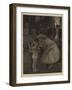 Cupid in Distress, a Good Fairy-William Hatherell-Framed Giclee Print