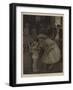 Cupid in Distress, a Good Fairy-William Hatherell-Framed Giclee Print