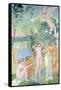 Cupid in Flight Is Struck by the Beauty of Psyche, 1908-Maurice Denis-Framed Stretched Canvas