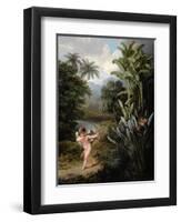 Cupid Inspiring the Plants with Love, Painted for Robert Thornton's Book 'New Illustration of the…-Philip Reinagle-Framed Giclee Print