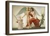 Cupid Inviting Venus to a Sacrifice-Louis Lafitte-Framed Giclee Print