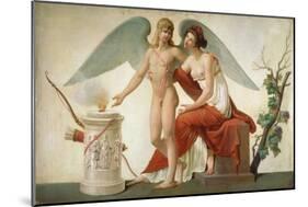 Cupid Inviting Venus to a Sacrifice-Louis Lafitte-Mounted Giclee Print