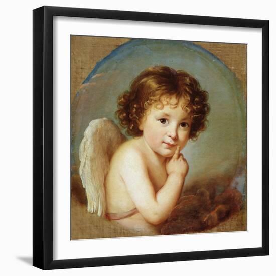 Cupid, Late 18th or 19th Century-Elisabeth Louise Vigee-LeBrun-Framed Giclee Print