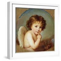 Cupid, Late 18th or 19th Century-Elisabeth Louise Vigee-LeBrun-Framed Giclee Print