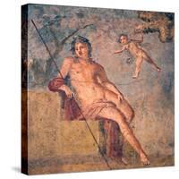 Cupid Leading Zeus's Eagle to Ganymede, from the House of Meleager, Pompeii-null-Stretched Canvas