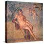 Cupid Leading Zeus's Eagle to Ganymede, from the House of Meleager, Pompeii-null-Stretched Canvas