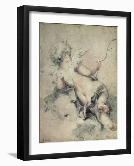 Cupid Lying on the Clouds-Rosalba Giovanna Carriera-Framed Giclee Print