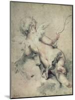 Cupid Lying on the Clouds-Rosalba Giovanna Carriera-Mounted Giclee Print