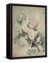 Cupid Lying on the Clouds-Rosalba Giovanna Carriera-Framed Stretched Canvas