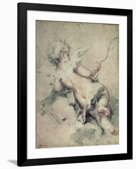 Cupid Lying on the Clouds-Rosalba Giovanna Carriera-Framed Giclee Print