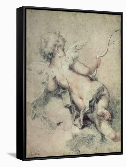 Cupid Lying on the Clouds-Rosalba Giovanna Carriera-Framed Stretched Canvas