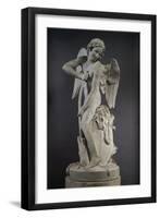 Cupid Making a Bow from the Mace of Hercules-Edme Bouchardon-Framed Giclee Print