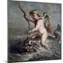 Cupid on a Dolphin, ca. 1630-Jan Quellinus-Mounted Giclee Print