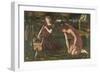 Cupid's Forge-Edward Burne-Jones-Framed Giclee Print