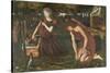 Cupid's Forge-Edward Burne-Jones-Stretched Canvas