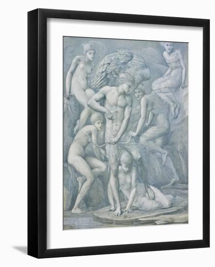 Cupid's Hunting Fields, 1880-Edward Emerson Simmons-Framed Giclee Print