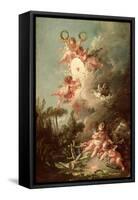 Cupid's Target, from "Les Amours Des Dieux," 1758-Francois Boucher-Framed Stretched Canvas