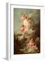 Cupid's Target, from "Les Amours Des Dieux," 1758-Francois Boucher-Framed Giclee Print