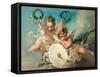 Cupid's Target-Francois Boucher-Framed Stretched Canvas