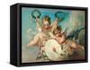 Cupid's Target-Francois Boucher-Framed Stretched Canvas