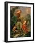 Cupid Sharpening an Arrow, 1750-Charles-Joseph Natoire-Framed Giclee Print