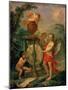 Cupid Sharpening an Arrow, 1750-Charles-Joseph Natoire-Mounted Giclee Print