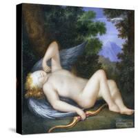Cupid Sleeping-Maria Geronima Centurione Oltremarino-Stretched Canvas