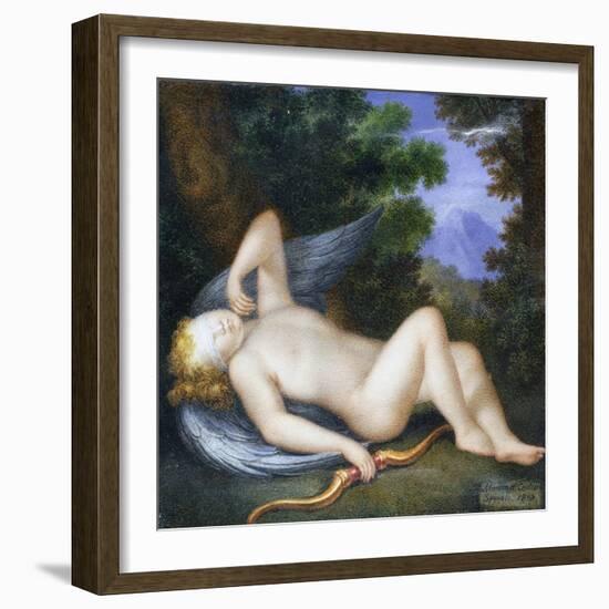 Cupid Sleeping-Maria Geronima Centurione Oltremarino-Framed Giclee Print